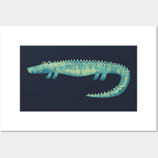 Alligator or Crocodile Posters and Art